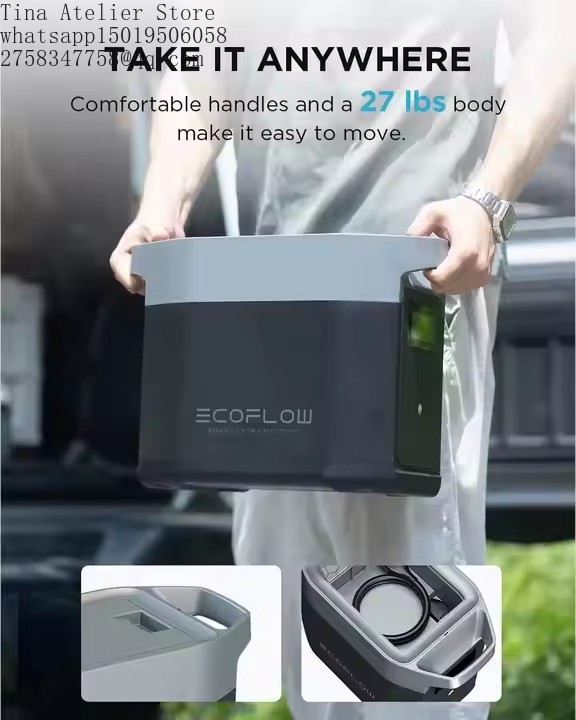 Portable Power Station - Voor de draagbare stroomgenerator EcoFlow Delta2: