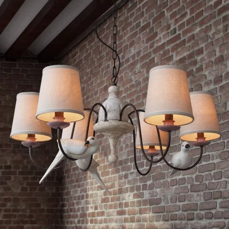 Solar Lamp - Designerverlichting, creatieve Amerikaanse landelijke retro woonkamer
