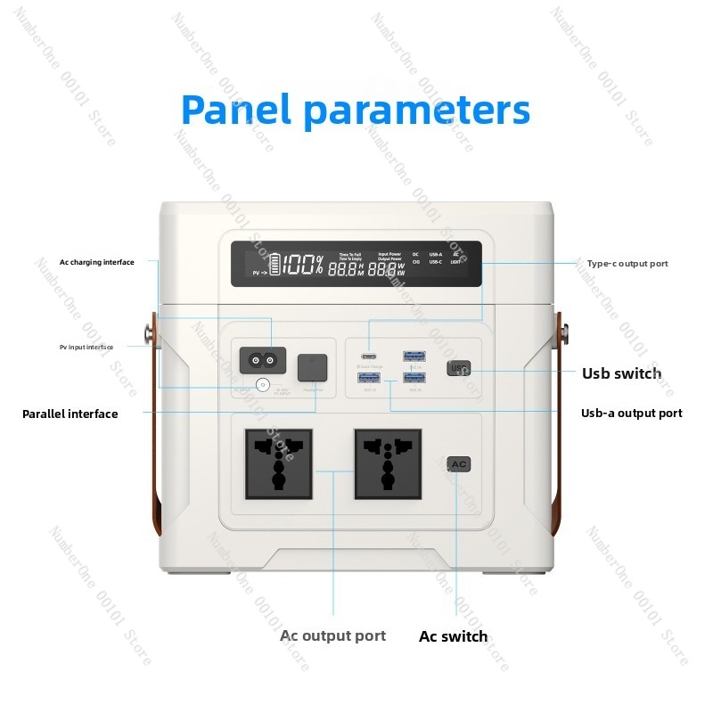 Draagbare 1000W buiten-stroomv - Outdoor Power Station recensie en prijs