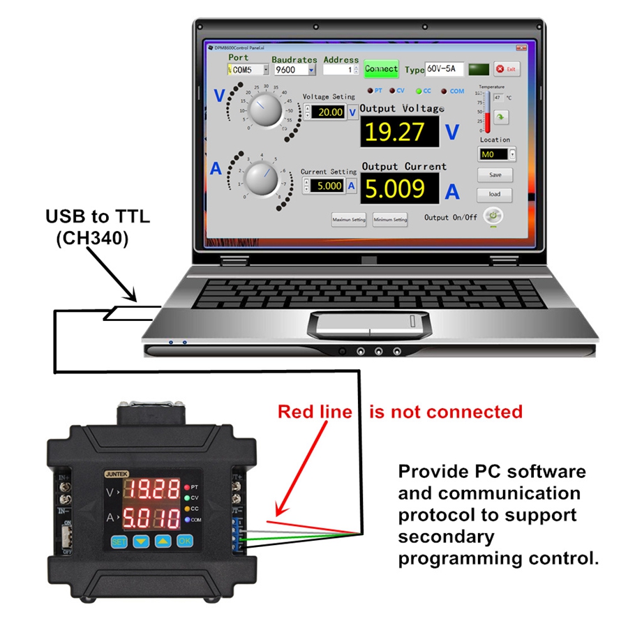 DPM8650 485RF DPM8650 60V 50A  - Charge Controller Solar recensie en prijs