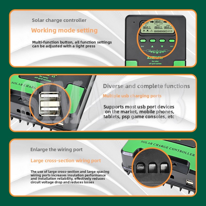 MPPT Solar-laadregelaar 12V/24 - Charge Controller Solar recensie en prijs