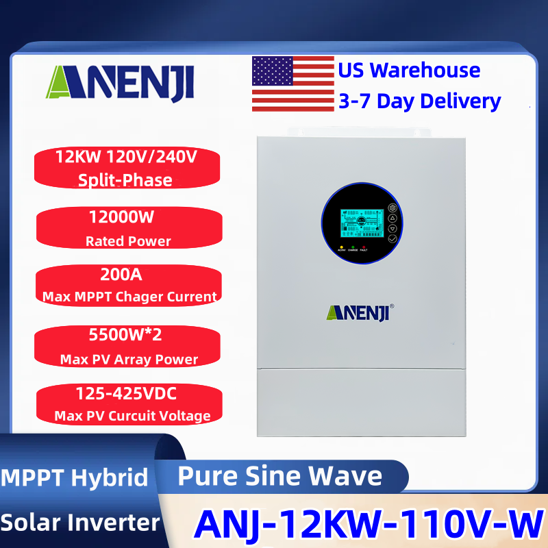 ANENJI Split-fase 120V/240V 12 - Charge Controller Solar recensie en prijs