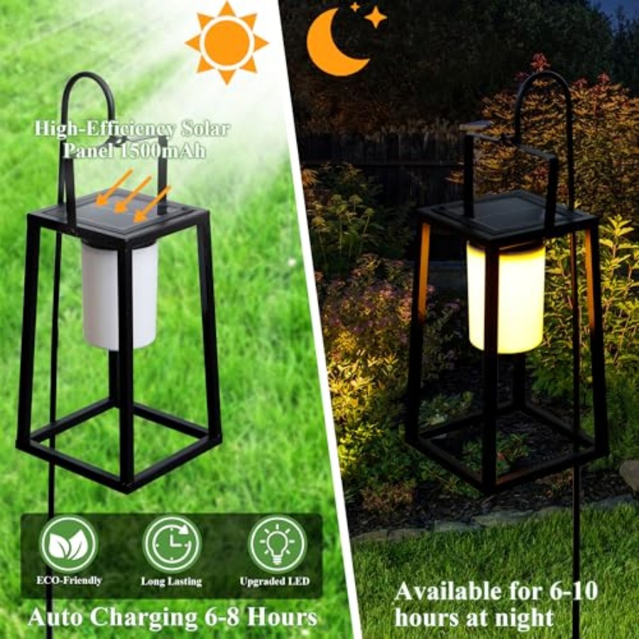 5'' hoge buitenlamp op zonne-e - Solar Lamp recensie en prijs