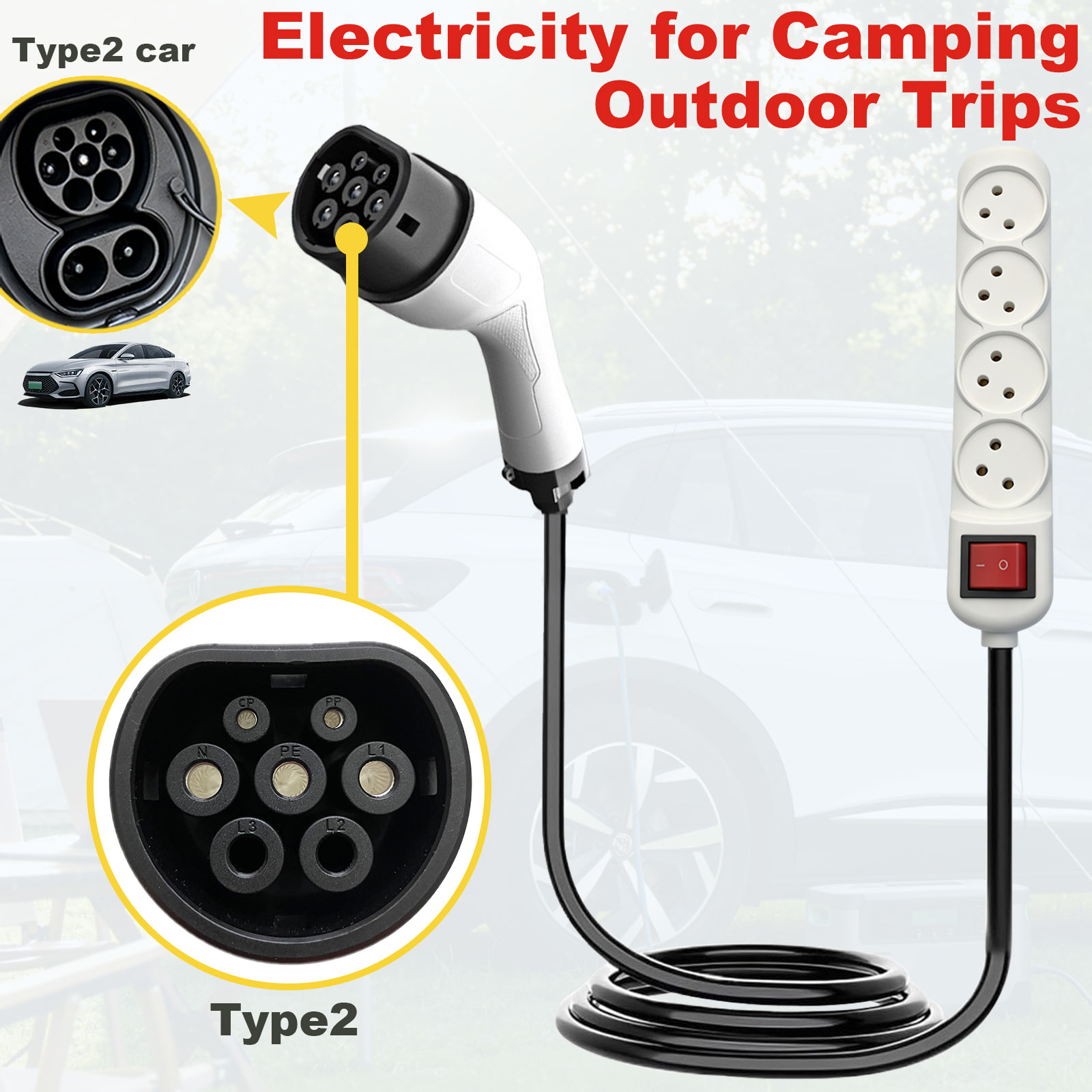 Type2 V2L-ontladingsadapter Is - Outdoor Power Station recensie en prijs