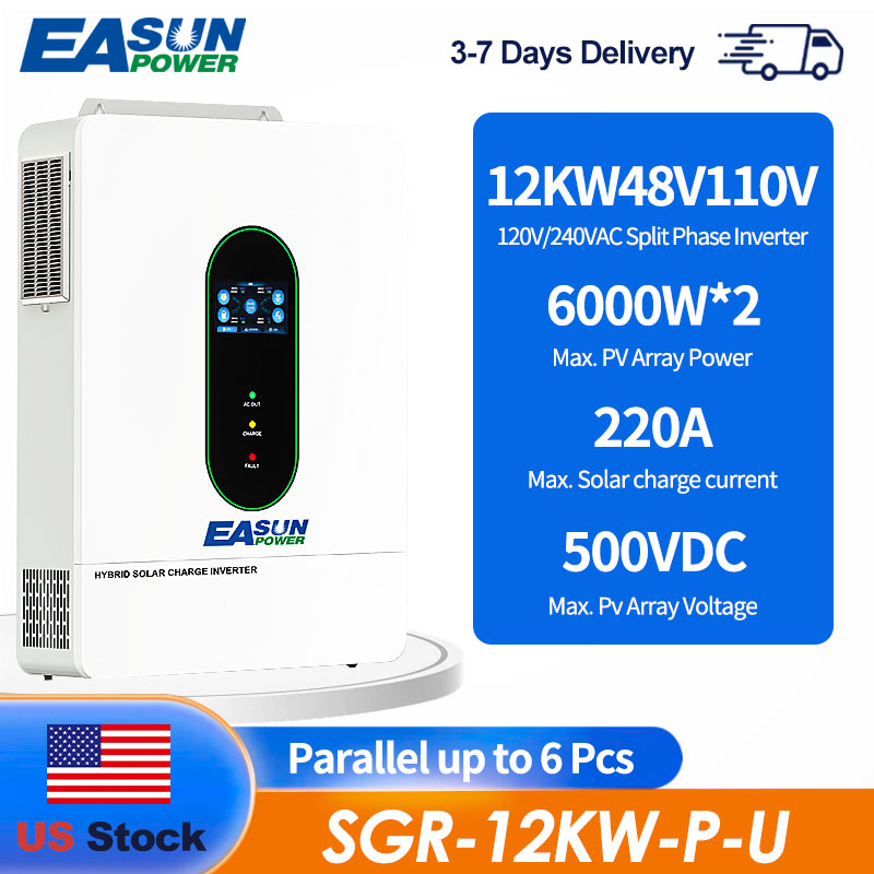 EASUN US 12KW 12000W Split-Pha - Charge Controller Solar recensie en prijs