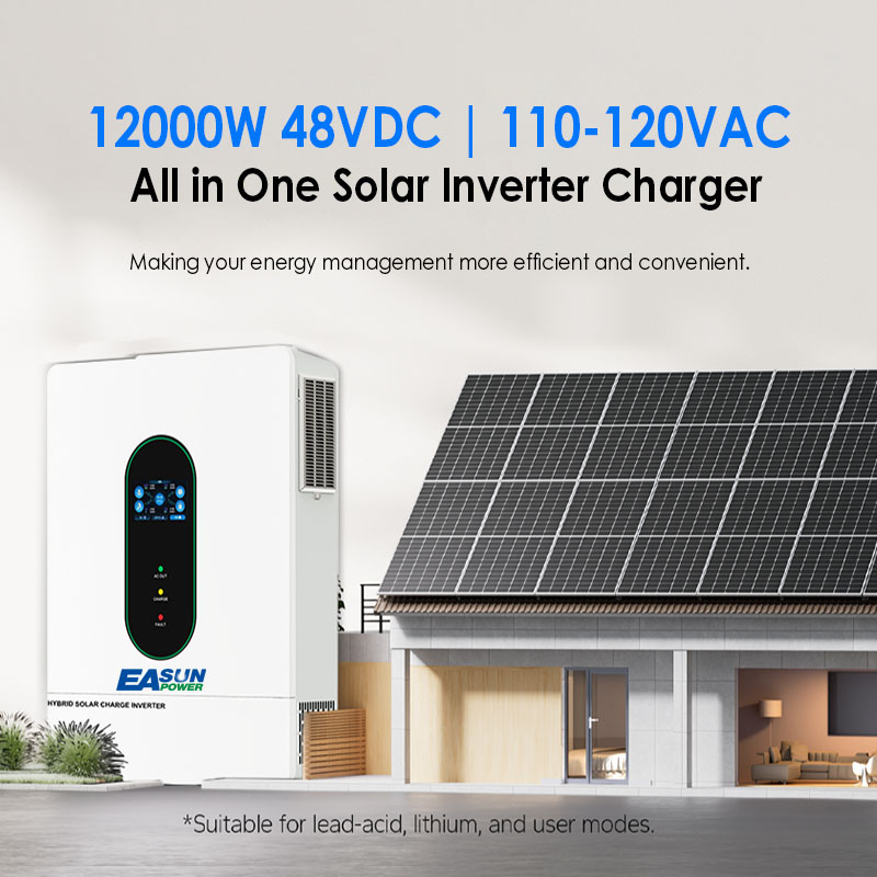 EASUN US 12KW 12000W Split-Pha - Charge Controller Solar recensie en prijs