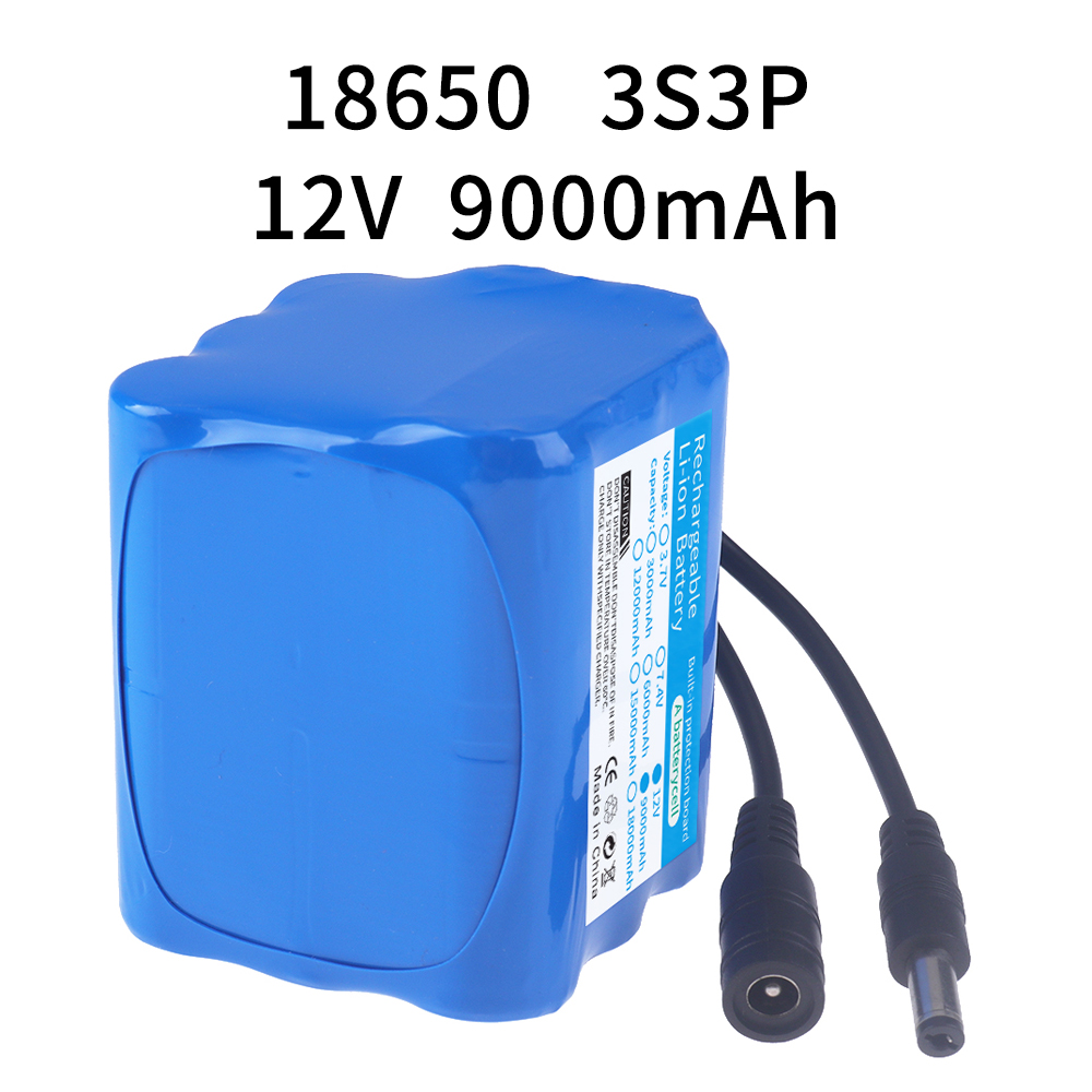 12V 9000mAh 3S3P lithium-ion b - Lithium Battery 12V recensie en prijs