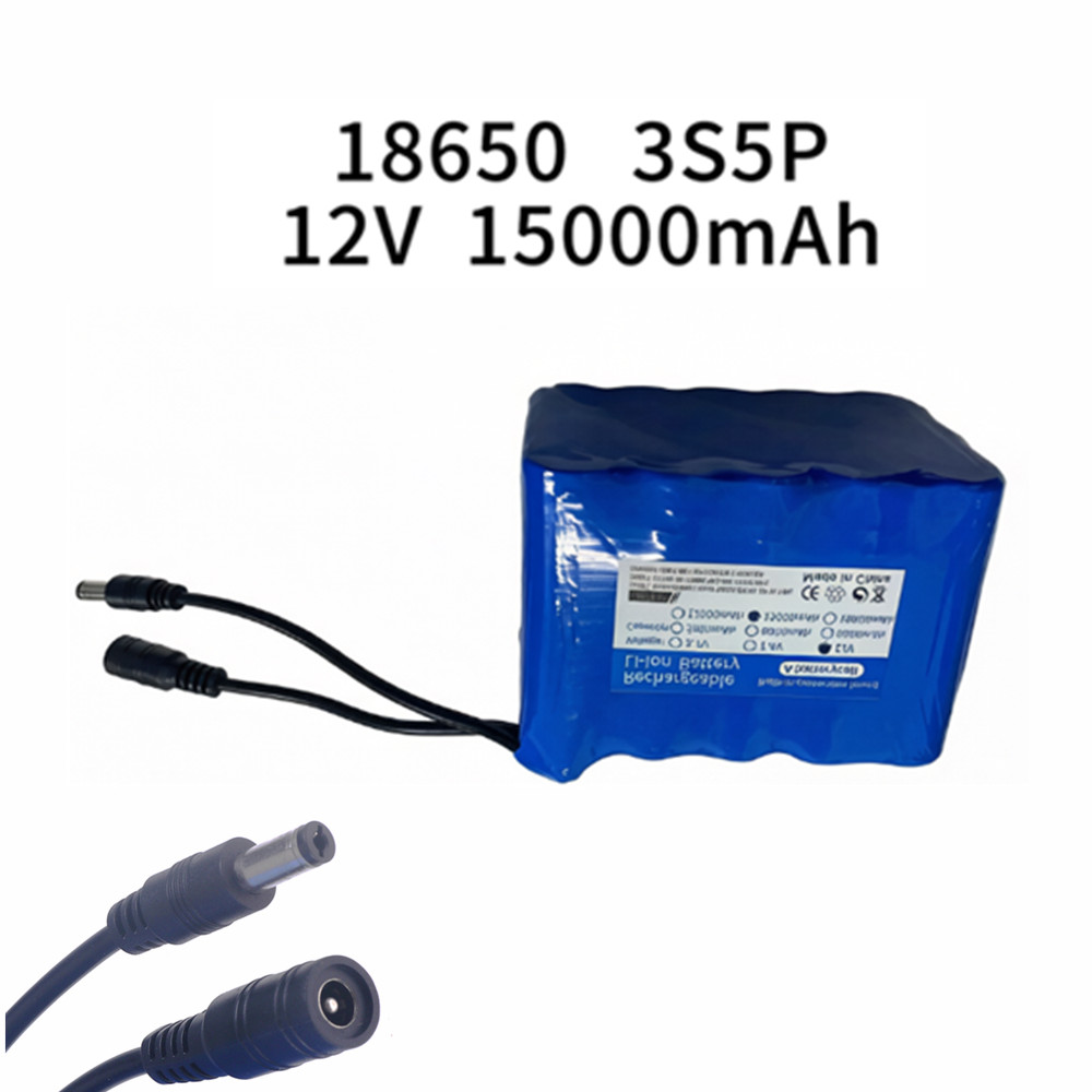 Visserijbatterij 12v 3S5P 15Ah - Lithium Battery 12V recensie en prijs